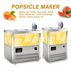 Palitos de helado comerciales 80 moldes fabricante de paletas de refrigeración automática con Control electrónico temperatura ajustable - Product Image 5