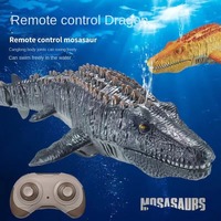 AiJH 2.4G Télécommande Dinosaure Module Batteries Poisson Bateau Piscine Lac RC Animal Eau Jouets