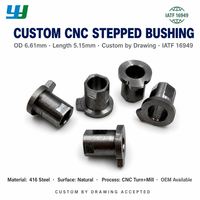 Pièce usinée CNC sur mesure non standard, Douille à pas, Douille de forme spéciale, Douille de tournage non standard