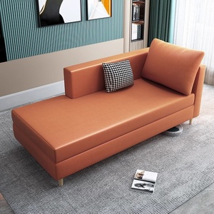 <span class=keywords><strong>Minsu</strong></span> Apartment Hotel Edler Sessel Sofa Gästezimmer Schlafzimmer Moderner Einfacher Freizeitstuhl Bequemer Liegestuhl mit Holzfußstütze - Product Image 4