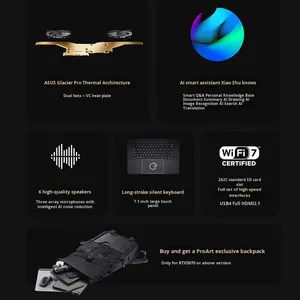 <span class=keywords><strong>Proart</strong></span> 16 2025 Ryzen AI9 RTX 5090 4K 120Hz กราฟิกเฉพาะ16นิ้วสัมผัสแล็ปท็อปที่สร้างสรรค์บางเฉียบ - Product Image 3