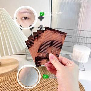 Autocollants pour <span class=keywords><strong>paupières</strong></span> doubles invisibles super adhésifs Keqi, 180 pièces, type double découpe, adhésif 3M, légers, fins, respirants, taille S - Product Image 4