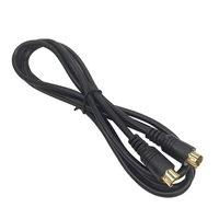 1,5M 4-Pin S-Video Kabel Stecker auf Stecker Mini-DIN Verlängerungskabel Vergoldeter Anschluss für Heimkino DVD-Player