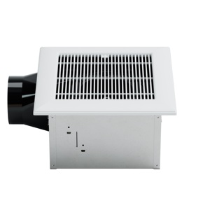 Banyo egzoz <span class=keywords><strong>fan</strong></span>ı, 8 inç, 120VAC, 80CFM, AC Motor 20W, <span class=keywords><strong>Ceiling</strong></span> sertifikalı tavana monte beyaz plastik ızgara - Product Image 1