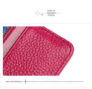 Pebble Grain Leather Credit Card <b>Holder</b> RFID Shield Secure Slim Minimalist Heightened <b>Travel</b> Wallet Multi Slot Manufacturer - Product Image 4