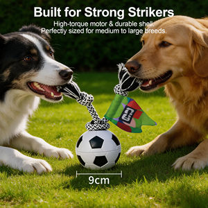 Jouet pour animaux de compagnie officiel de la Coupe du monde <span class=keywords><strong>FIFA</strong></span>, ballon de football automatique à rotation, jouet interactif pour chien, jouet de récupération intelligent, ballon de football à mouvement automatique - Product Image 6