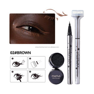 Black Lower <span class=keywords><strong>Eyelash</strong></span> Stamp <span class=keywords><strong>Eyelash</strong></span> <span class=keywords><strong>Template</strong></span> Eye Makeup Tool Fácil de Começar Seal Eyeliner Liquid Suit MF414 - Product Image 2