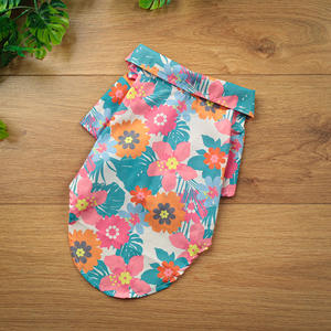 Vêtements pour animaux de compagnie, chemise de plage estivale de style hawaïen à imprimé ananas pour chiens et chats, vente chaude - Product Image 6