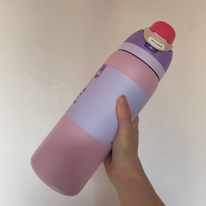 Bouteille d'eau sport isotherme en acier inoxydable à double paroi <span class=keywords><strong>de</strong></span> 32 oz, haute qualité, anti-fuite, avec paille, vente en gros - Product Image 4