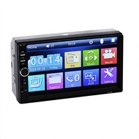Autoradio 2 DIN avec écran tactile HD 7 pouces, lecteur MP5, aide au recul, tableau de bord RGB 7018B, garantie 1 an, pour USB, SD, Aux-in, amplificateur