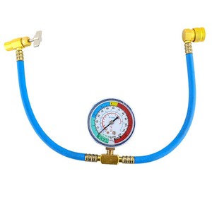 Tuyau de recharge de réfrigérant R134a avec manomètre pour recharge de climatisation automobile 1/2 pouce - Product Image 5