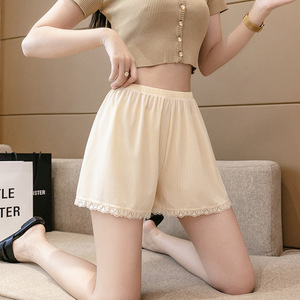 Pantalon de sécurité en dentelle Femmes Filles Summer Loose Home Short Pants Under Skirt Seamless Sexy Underwear Cool Shorts - Product Image 3
