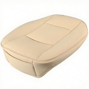 Housse de protection de luxe en cuir PU pour siège avant de voiture, 52x53cm - Product Image 4