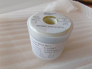 Giá bán buôn NP1 điện trở suất cao 99.98% Nickel dây 0.025 mét giá mỗi mét - Product Image 4