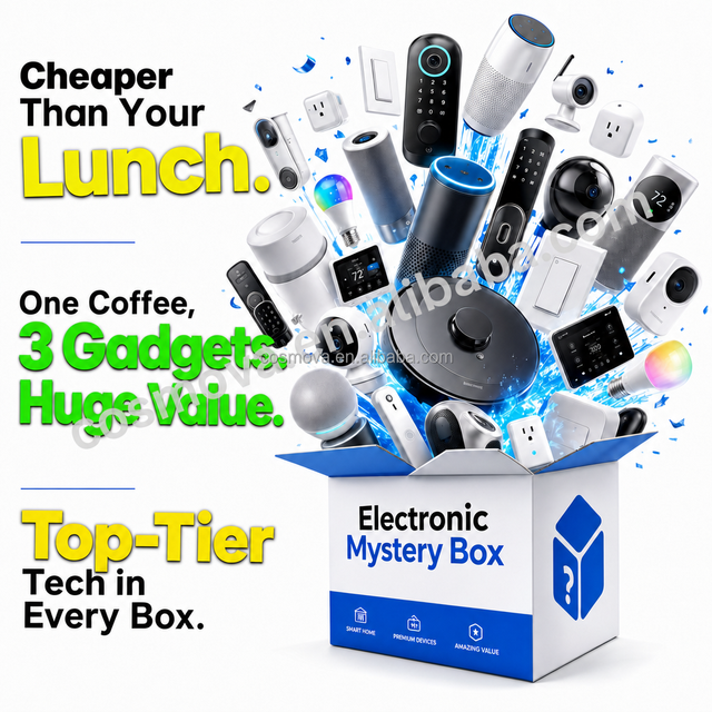 Level-up Electronics Mystery Box Surprise Reviews Lucky Novelty Electronics Random Projector Christmas Gift Electronic