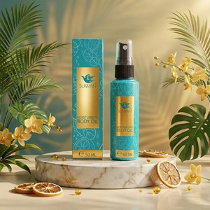 Relaja tus músculos después del deporte y el ejercicio, spray de masaje terapéutico SUWAN de 50 ml, fórmula no grasa para uso diario. - Product Image 5