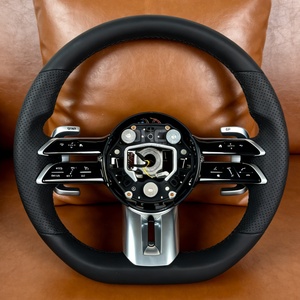 Volant tout cuir en vente directe d'usine pour Mercedes Classe C, Classe E, GLA/GLC/GLB/<span class=keywords><strong>GLE</strong></span>, modèle Dragonfly Disc, mise à niveau ancienne version - Product Image 4