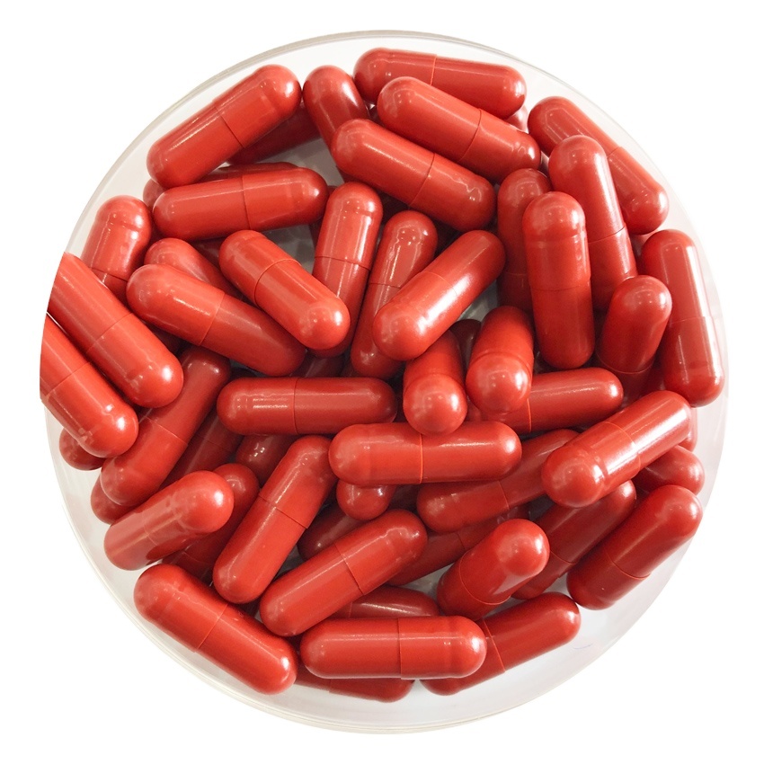 Size 00 Empty Hard Capsule Customized Color Size 00 Pearl Gold Yellow Empty Hard Gelatin Capsules