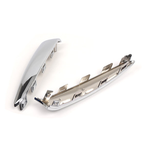 Moldura de Parachoques para Fiat 500, ABS Plateado, 2016-2020, Moldura Inferior Delantera, Accesorio para Automóvil - Product Image 3