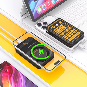 OEM PD 22.5W Fast Charging Portable External Battery Power Bank 10000mAh Wireless Charger <b>Mini</b> Magnetic Power Bank - Product Image 3