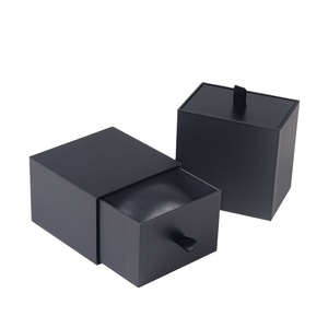 Drawer Carton PU Silk Pillow Packaging Recycled Materials Customizable <b>Leather</b>-filled Paper Jewelry Box <b>Watch</b> Box - Product Image 4