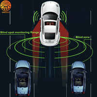 Nuevo Sistema de Monitoreo con Sensor de Detección de Punto Ciego para Automóvil con Microondas de 24 GHz BSD RCTA DOW LCA