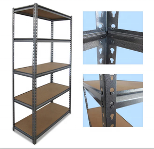 זווית מפעל מחיר ישיר משרד מדפי זווית מחורצים מדף מסמרת ללא בורג מתלה מחסן מתכת מתכת מסגרת מתכת פלדה - Product Image 4