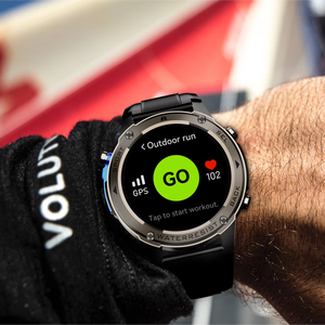 Jam tangan pintar pria AMOLED 2024 CPU kualitas tinggi AST3085L 5ATM jam tangan pintar tahan air dengan GPS, ketinggian, tekanan udara, Kompas - Product Image 1