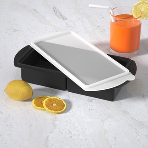 Moldes de Silicona para Cubitos de Hielo, Libres de BPA, Reutilizables, con Tapa Extraíble, para Alimentos de Bebé - Product Image 4