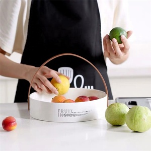 Cuenco grande de porcelana para fruta, productos decorativos para el hogar, tamaño personalizado, 8 pulgadas, para hotel - Product Image 2