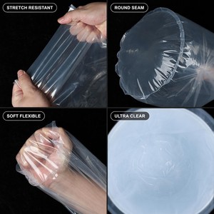 Sacchetti Cilindrici Ultra Sottili in LDPE Trasparente all'Ingrosso, Misura Personalizzata, Richiudibili a Caldo, Flexiloop per Utensili da Cucina e Ombrelli - Product Image 3
