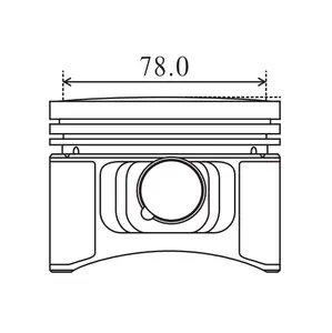 M103 इंजन पिस्टन 6cyl 82.9mm 8742710500 8742710700 8742710000 A1320300217 A1320300117 94760600 93826600 94392600 0023200