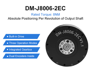 Foxtech DM-J8006-2EC v1.1 MIT điều khiển không chổi than servo Robot Doanh Thiết bị truyền động kép Encoder bánh răng giảm Bionic Robot Doanh động cơ - Product Image 2