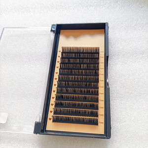 Extension de <span class=keywords><strong>cils</strong></span> en cachemire Logo personnalisé Plateaux à <span class=keywords><strong>cils</strong></span> en velours Cachemire noir mat Fournitures d'extension de <span class=keywords><strong>cils</strong></span> individuels - Product Image 1