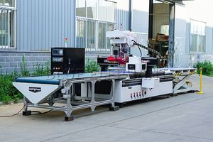 Redwood Furniture Cnc Router Production Line Machinery Automatic <strong>Kitchen</strong> Cabinet Wood Machine - Product Image 3