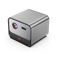 Proyector de TV inteligente portátil Dlp para exteriores, fabricante Hd de alta calidad, vídeo de 1080p, proyector Led de cine en casa con Android automático