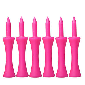 Support de balle de golf en bambou de taille multiple avec échelle de balle en forme de roue Roue à clou durable pour balle Logo personnalisé Limit Siège de balle en plastique - Product Image 4