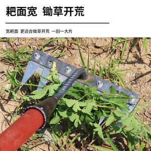 Agricultural weeding rake with blades farming <b>hoe</b> tool detachable multi-tooth rake - Product Image 3
