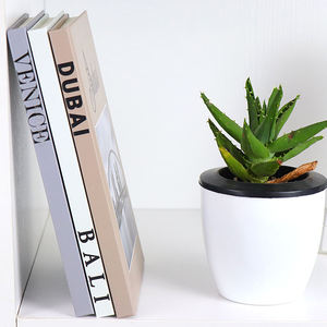 Juego de 3 Libros Decorativos de Imitación de Tapa Dura Personalizados, Libros Decorativos Impresos para Decoración del Hogar con Páginas Interiores en Blanco - Product Image 1