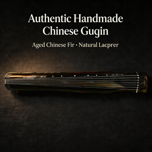 Guqin de Alta Calidad Tipo Fuxi, de Madera de Paulownia Antigua, 7 Cuerdas, Recomendado por Maestros para Principiantes, Cítara China - Product Image 2