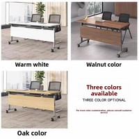 Fabricant professionnel de bureaux d'ordinateur rectangulaires, design pliable pour une utilisation dans le salon, style moderne, construction en bois durable