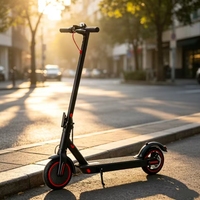 Trottinette électrique pliable intelligente à charge rapide pour adultes, moteur sans balais 350W, commande par application, freins à disque électroniques, étanche