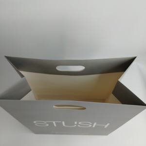 Bolsas de Papel de Lujo con Asas Troqueladas y Logotipo Personalizado, Bolsas de Compras de Moda, Bolsas de Papel con Asas Troqueladas para Maquillaje - Product Image 6