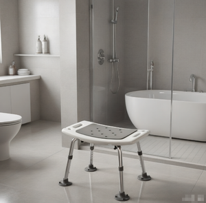 Simple Anti-fall Bath <b>Stool</b> <b>Bathroom</b> Non-slip Sitting Chair for Elderly and Pregnant Women - Product Image 4