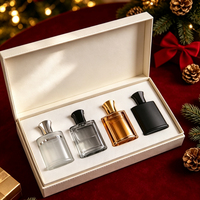 Coffret de Parfums de Luxe pour Hommes, Marque Prestigieuse, 4x30ML-4x1 FL.oz, Fragrance Originale Cree, Coffret Cadeau, Faible MOQ, Vente Chaude