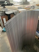 Nouvelle conception, couvercle de protection flexible en aluminium gris argenté pour guide de glissière, résistant à la poussière, pour machines CNC de petite taille