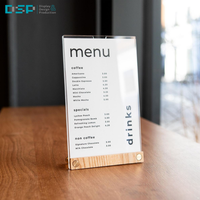 Usine DSP Vietnam : Menus en acrylique transparent de haute qualité et présentoirs en acrylique transparent haut de gamme personnalisés