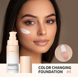 Fond <span class=keywords><strong>de</strong></span> <span class=keywords><strong>teint</strong></span> liquide Lakerain Magic Color Changing, longue tenue, hydratant, léger, maquillage <span class=keywords><strong>de</strong></span> <span class=keywords><strong>base</strong></span>, haute couvrance, correcteur efficace - Product Image 4