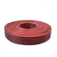 Cable de Cinta Rojo y Negro UL1571 26-28 AWG, Cable de Cobre Estañado con Aislamiento de PVC Codificado por Colores para Cableado Interno de Equipos Eléctricos
