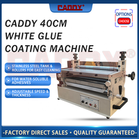 Machine de revêtement de cuir pour étiquettes de semelles en colle blanche de haute qualité CADDY 40 cm, petite machine d'application de colle blanche